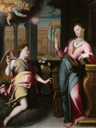 The Annunciation by Santi di Tito
